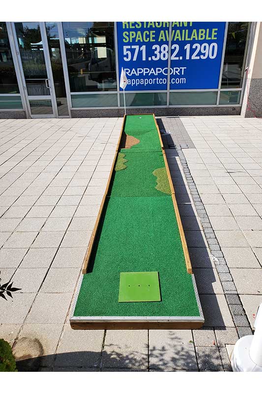 Custom Mini Golf Rental Hole